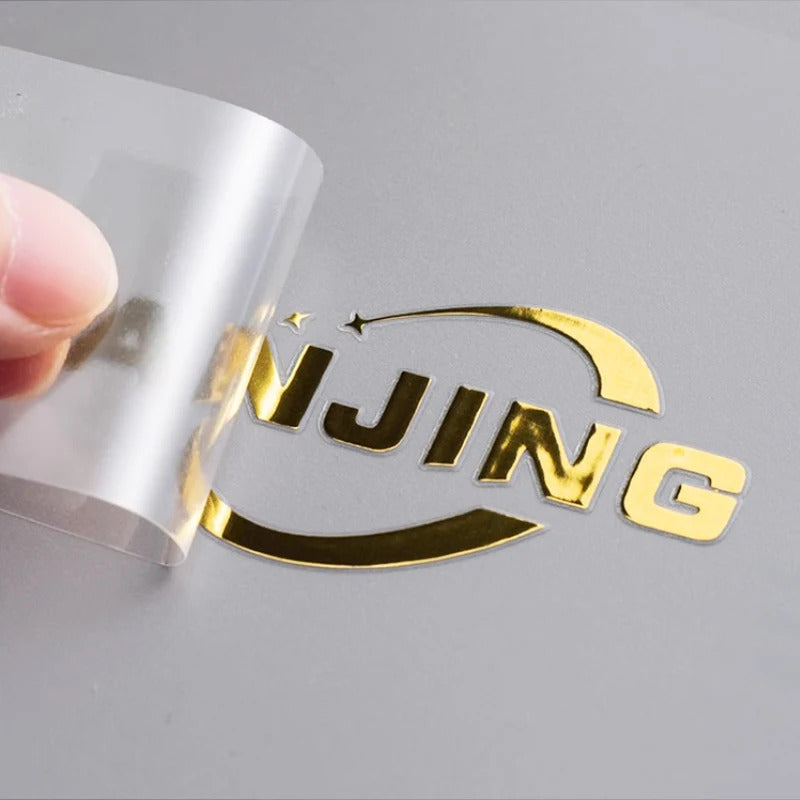 3D Gold transfer label