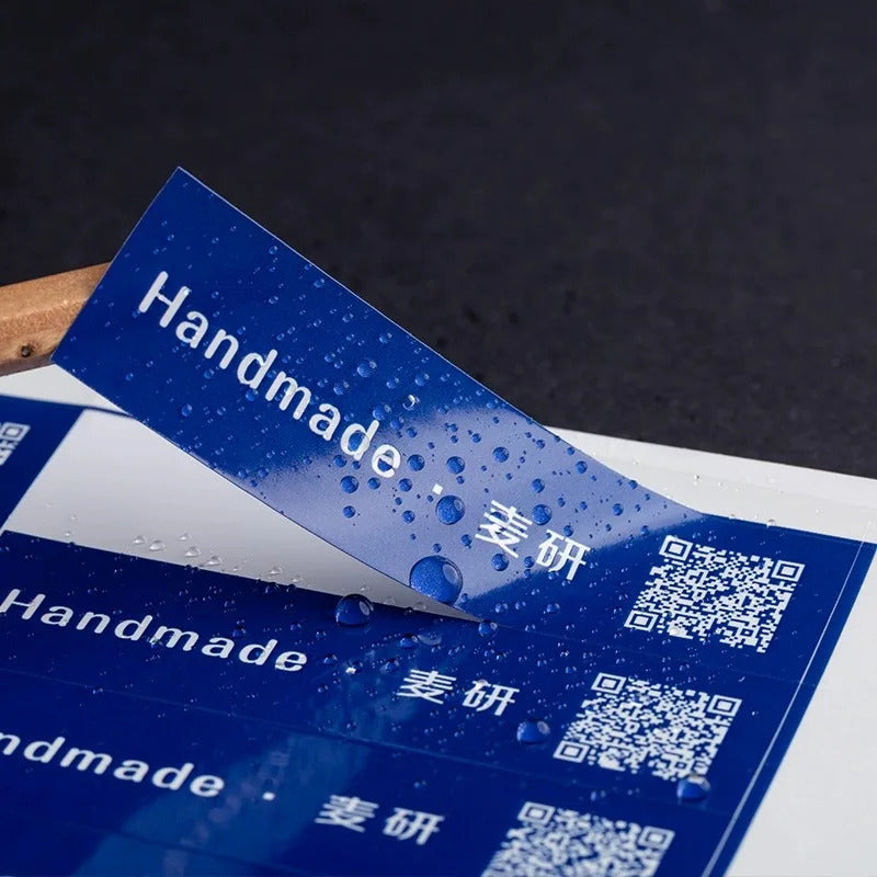 Etiqueta impermeable personalizada para botella de perfume con logotipo personal. Adhesivo a prueba de aceite para tazas, tazas y fiestas.