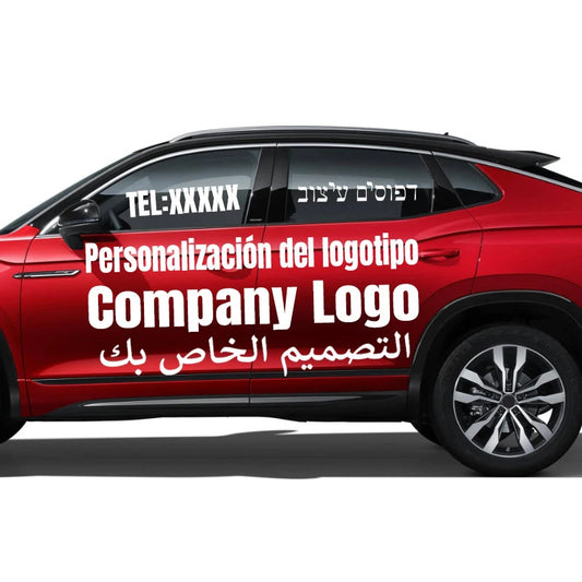 Custom Vinyl Car Sticker, Decal For Cars Auto Bicycle Motorcycle Window with Business Logo Telephone