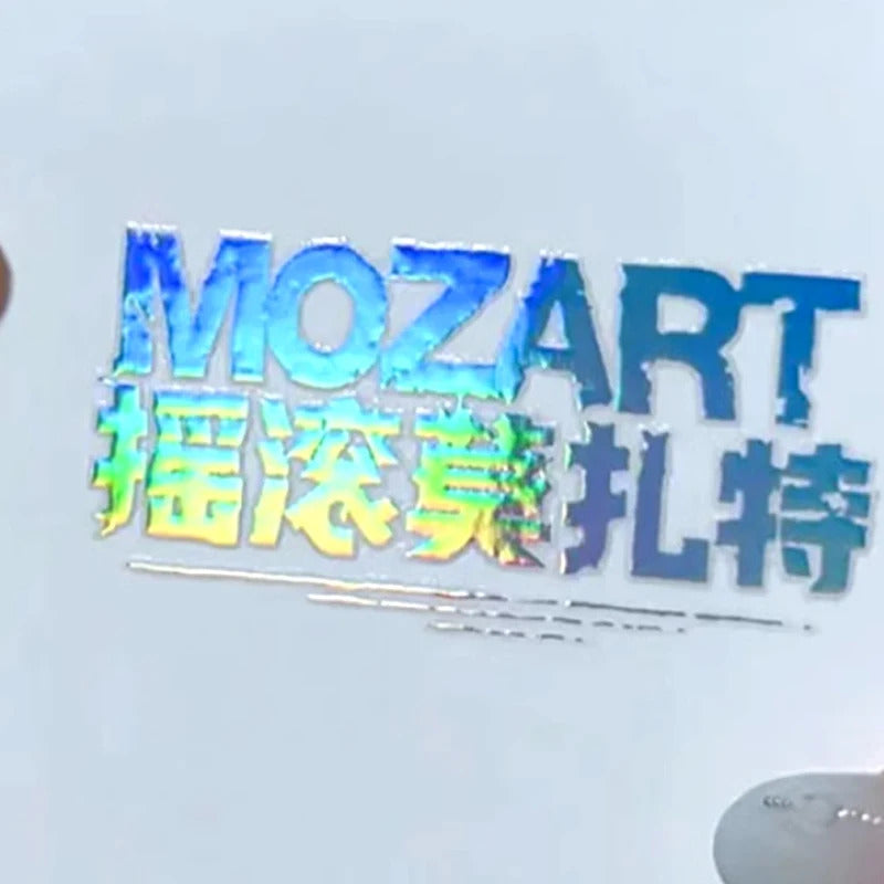 Custom Laser Transfer Sticker, Personal Logo Holographic Self-adhesive Label on bottles Tubes, Metal Material