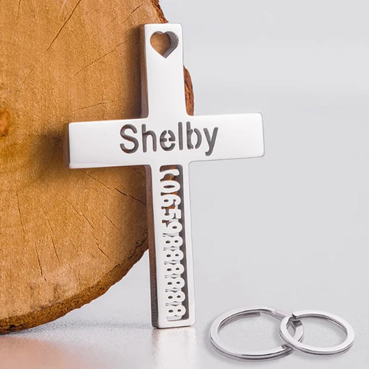 Personalized Pet ID Tag, Stainless Steel Cat Dog Collar Pendant Engraved Name and Phone Number Anti-lost Products Custom