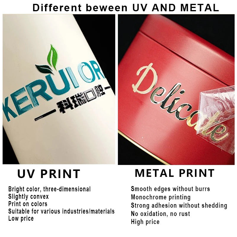50pcs Custom 3D Silver Transfer Sticker, Personal Logo Label Embossed Self-adhesive Stickers