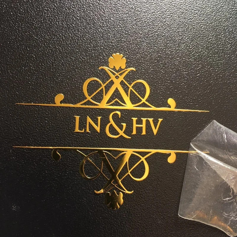 Custom Silver Transfer 3D Sticker, Metal Logo, Personalized Label, Self-adhesive Decal 50pcs