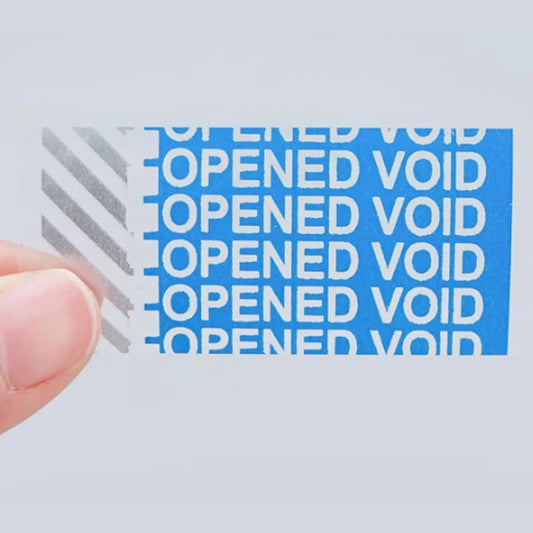 Transfer Tamper Evident Security Warranty Void Stickers/Labels/Seals