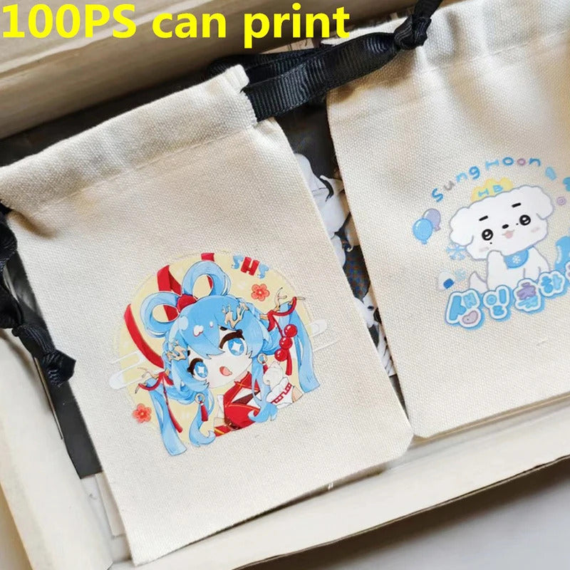 50pcs Custom logo Cotton Drawstring Bags, EcoFriendly Muslin Bags,Personalized Name Small Gift Bags, Party Favor Bags,  Sachet Bag