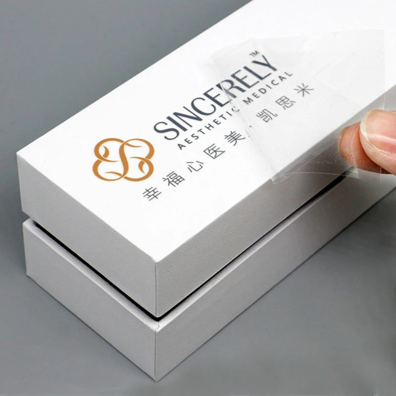 50pcs Custom Name Transfer Sticker for Mug Glasses Bottle Sticker with Logo Print Company Design