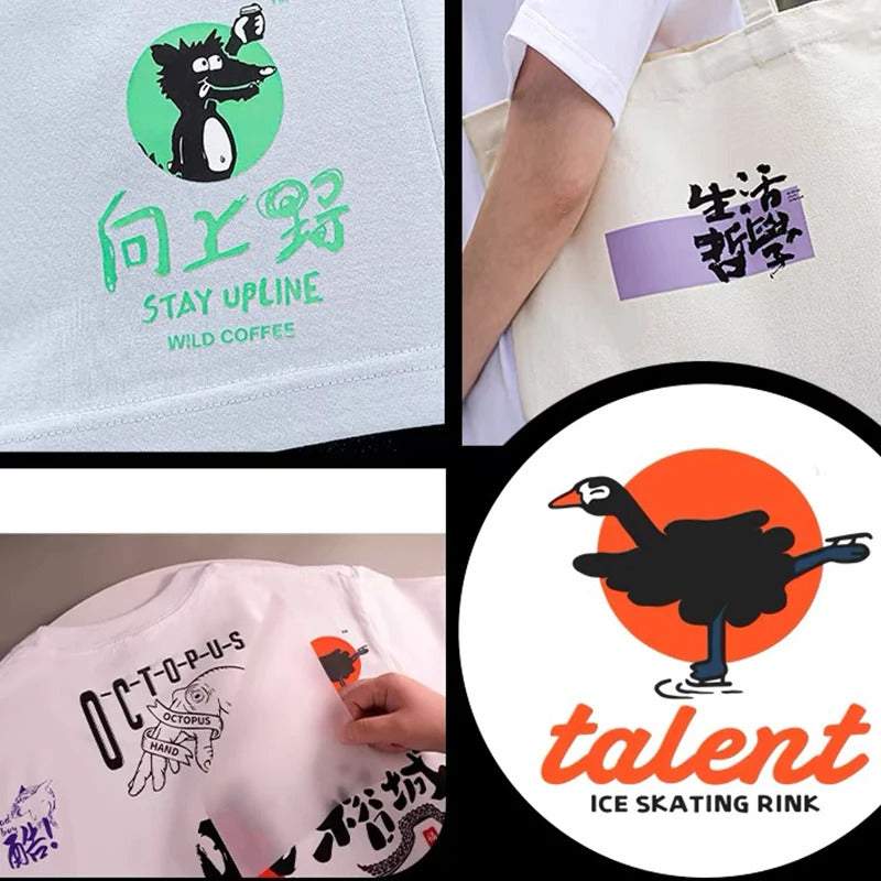 customer cloth sticker