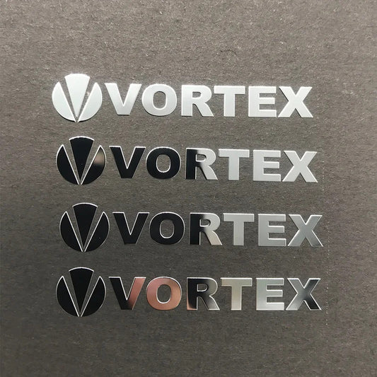 Custom Silver Transfer 3D Sticker, Metal Logo, Personalized Label, Self-adhesive Decal 50pcs