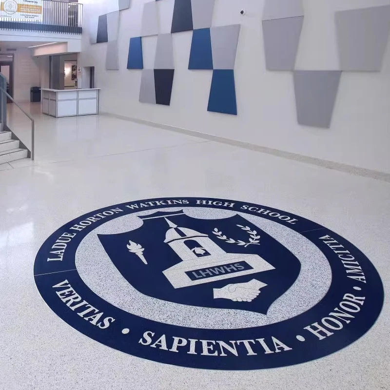 Custom Outdoor Floor Stickers, High-Adhesion Wall Decals, Weatherproof Advertising Signs